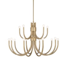 Sorrento 15 Light 42" Wide Taper Candle Style Chandelier