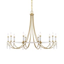 Mayfair 10 Light 45" Wide Crystal Candle Style Chandelier