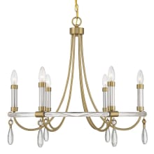 Mayfair 6 Light 26" Wide Taper Candle Style Chandelier