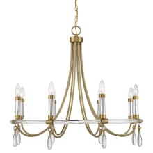 Mayfair 8 Light 30" Wide Taper Candle Style Chandelier