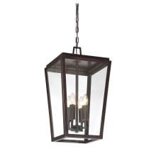 Milton 4 Light 12" Wide Outdoor Taper Candle Pendant