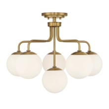 Marco 6 Light 24" Wide Semi-Flush Ceiling Fixture