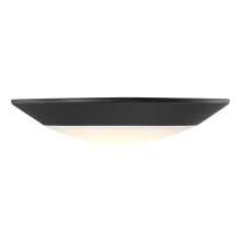 6" Wide LED Flush Mount Bowl Ceiling Fixture with Shade