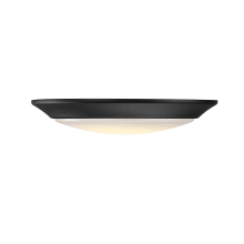 8" Wide LED Flush Mount Bowl Ceiling Fixture with Shade