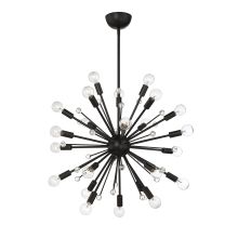 Galea 24 Light 22" Wide Abstract Sputnik Chandelier