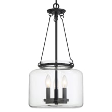 Akron 3 Light 12" Wide Taper Candle Pendant