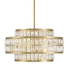 Renzo 4 Light 22" Wide Crystal Waterfall Chandelier