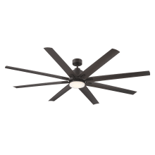 Bluffton 72" 8 Blade Indoor / Outdoor LED Ceiling Fan