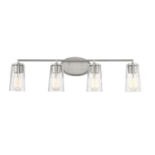 Sacremento 4 Light 32" Wide Bathroom Vanity Light