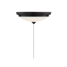 Lucerne 12" Wide Integrated LED Light Kit with Opal Glass Shade