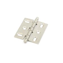 PACK of 30 - Solid Brass 2" x 3/4" Inset Butt Cabinet Hinges