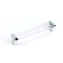 Positano 5-1/16" Center to Center Modern Acrylic Cabinet Handle Pull - Made in Italy