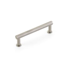 Pub House 4" Center to Center Knurled Handle Solid Brass Cabinet Bar Handle / Drawer Bar Pull