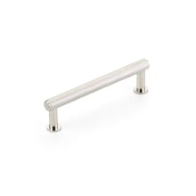 Pub House 4" Center to Center Knurled Handle Solid Brass Cabinet Bar Handle / Drawer Bar Pull