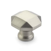 Menlo Park 1-1/4" Contemporary Faceted Small Luxury Geometric Cabinet Knob / Drawer Knob