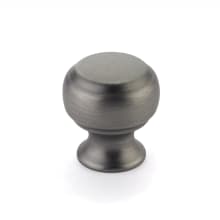 Cabriole 1-1/8" Traditional Mushroom Ball Bevel Top Luxury Cabinet Knob