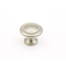 Traditional Designs 1-1/4 " Round Mushroom Solid Brass Cabinet Knob - Pack of 25