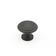 Traditional Designs 1-1/4 " Round Mushroom Solid Brass Cabinet Knob - Pack of 25