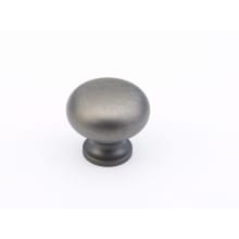 Traditional Designs 1-1/4" Smooth Round Mushroom Solid Brass Cabinet Knob - 10 PACK