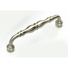 Colonial 6" Center to Center Traditional Knuckled Handle Solid Brass Cabinet Pull