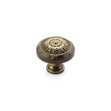 Versailles 1-1/4" Traditional Luxury Solid Brass Round Cabinet Knob