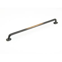 Mountain 18" Center to Center Rustic Solid Bronze Appliance Handle Pull - Made in Italy