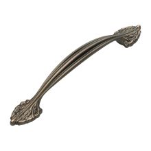 Corinthian 6" Center to Center Traditional Handle Solid Brass Cabinet Pull