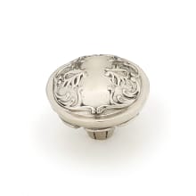 Cantata 1-3/16" Decorative Venetian Round Solid Brass Luxury Scrolled Cabinet Knob from Symphony Elegance