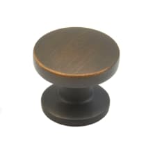 Northport 1-3/8" Modern Flat Disc Round Maritime Nautical Mushroom Cabinet Knob / Drawer Knob