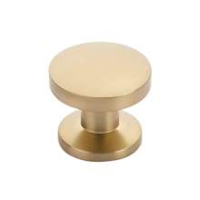 Northport 1-3/8" Modern Flat Disc Round Maritime Nautical Mushroom Cabinet Knob / Drawer Knob