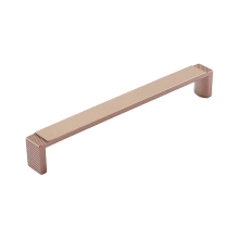 Quadrato 160 mm (6.3") Center to Center Industrial Knurled Cabinet Handle Cabinet Pull - Made in Italy