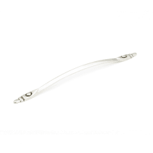 Perla 12" Center to Center Rustic Artisan Brittanium Arch Bow Cabinet Handle Pull - Made in Italy