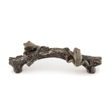 Nature 5-1/2" Center to Center Solid Brass Designer Frog Branch Twig Cabinet Pull Drawer Pull Handle