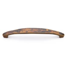 Symphony 8" Center to Center Designer Solid Brass Ocean Beach Cabinet Handle Pull with Shell Inlays