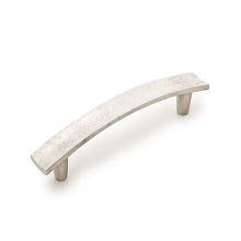 Martello 6-5/16" Rustic Hand Hammered Bar Style Britannium Pewter Cabinet Pull - Made in Italy