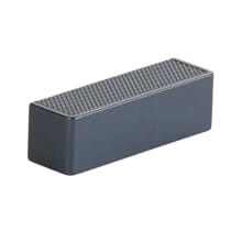 Urbano 1-7/8" Center to Center Urban Modern Split Texture Diamond Knurled Block Square Cabinet Cup Pull / Drawer Cup Pull