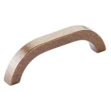 Turno 4" Center to Center Solid Bronze Modern Rustic Arch Cabinet Handle / Drawer Handle