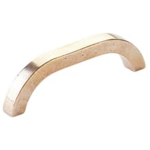 Turno 4" Center to Center Solid Bronze Modern Rustic Arch Cabinet Handle / Drawer Handle