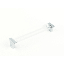 Positano 6-5/16" Center to Center Modern Acrylic Handle Cabinet Pull - 10 Pack - Made in Italy
