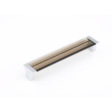 Positano 6-5/16" Center to Center Smoke Acrylic Cabinet Handle / Drawer Pull - Made in Italy