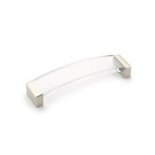 Positano 5" Center to Center Modern Acrylic Cabinet Handle Pull - Made In Italy