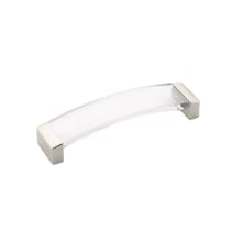 Positano 5-1/16" Center to Center Clear Acrylic Arch Cabinet Handle / Drawer Pull - Made in Italy