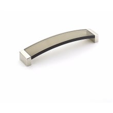 Positano 6-5/16" Center to Center Smoke Acrylic Arch Cabinet Handle / Drawer Pull - Made in Italy