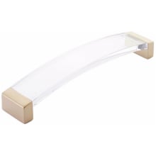 Positano 6-5/16" Center to Center Clear Acrylic Arch Cabinet Handle / Drawer Pull