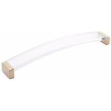 Positano 8-13/16" Center to Center Clear Acrylic Arch Cabinet Handle / Drawer Pull