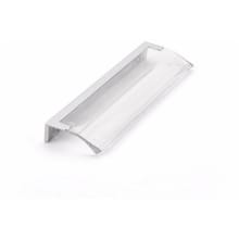 Positano 5-1/16" Center to Center Clear Acrylic Finger Tab Cabinet Edge Pull / Drawer Tab Pull