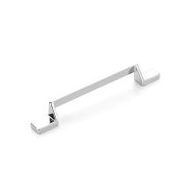San Marco 6-1/4" Center to Center Modern Angled Handle Cabinet Pull - Made in Italy