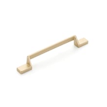San Marco 6-1/4" Center to Center Modern Angled Handle Cabinet Pull - Made in Italy