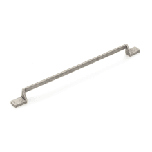 San Marco 12-1/2" Center to Center Modern Angled Handle Cabinet Pull - Made in Italy