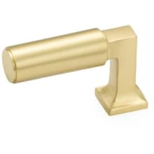 Haniburton 2" Long Contemporary Urban Lever Style Solid Brass Finger Cabinet Pull